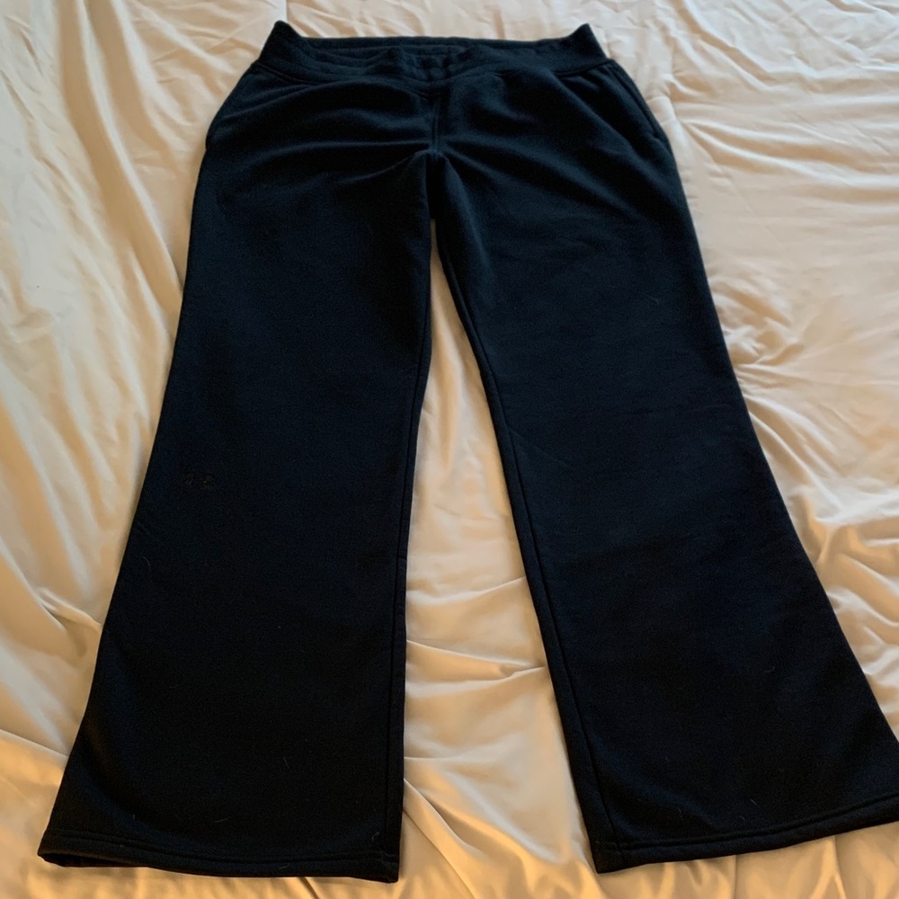 Women’s Black Under Armor Sweatants
